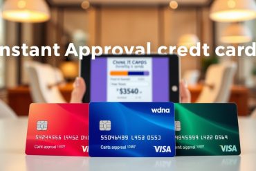 Instant approval credit cards